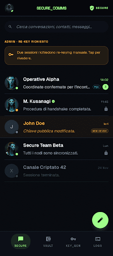 Encrypted conversations